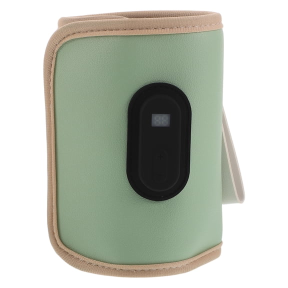 HAMPPLIES Portable Bottle Warmer Sleeve Green USB Powered Travel Friendly Insulated Cover