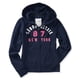 thumbnail image 2 of Aeropostale New York Sudadera con capucha para mujer, azul, pequeño Aeropostale  Sudadera, 2 of 2
