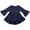 Navy, variant on Splozh Long Sleeve Shirts for Girls 12 18 24 Months 3T 4T 5T 6T Infant Toddler Solid Color Round Neck Shirt Stylish Blouse with Ruffled,Pink,3-4 Years