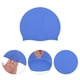 thumbnail image 3 of Gorros de natación de silicona impermeables y antideslizantes, 1 Pc, Azul Lago, 3 of 5