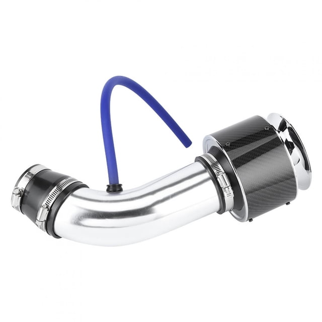 Kit de tubo de filtro de aire, accesorio modificado para automóvil de estilo de fibra de carbono, filtro de aire, tubo de aluminio, tecnología avanzada
