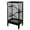 Platinum/black, variant on Large - 4 Level Small Animal Cage on Casters SA3221H PL/BK