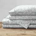 thumbnail image 2 of Brielle Home Printed Percale Sheet Set, 2 of 3