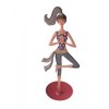 Jewery Stand with Yoga Pose, Purple, Many places to hang your ear rings, rings, jewery, Gift for Yoga Lovers, Product Size: 5.7x14.56x4.52