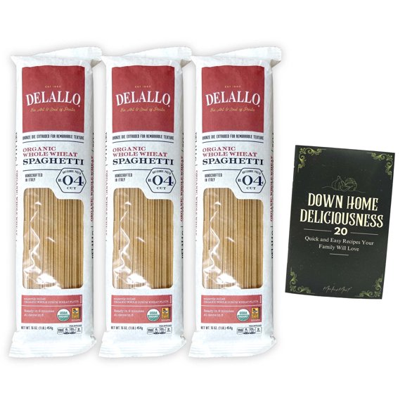 DeLallo Organic Whole Wheat Italian Pasta | Orzo No. 65 | 3 Count ...