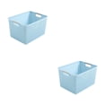thumbnail image 4 of Cesta organizadora de ratán de plástico Cateissary Color rosa, 4 of 6