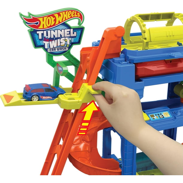 ゆ*ー様 herill HERILL Suvincotton twist Car Hot Wheels City Tunnel Twist Car Wash & Color Shifters Vehicle in