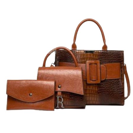 Vegan Leather Belt Crossbody Satchel Shoulder Bag Handbag - Crossbody Satchel Tote Women Handbag Se