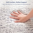 thumbnail image 3 of Dyfun Twin XL 4 Inch Gel Memory Foam Mattress Topper, Medium Firm Support with Cooling Non-Slip Cover, 3 of 8