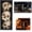 1Pcs, variant on Stacked Skulls Book Nook Bookshelf Insert with Black Frame, 3D Printed Resin, Dark Academia Decor, 7 x 18 cm, Gothic Skull Sculpture, Spooky Shelf Accent(RL)