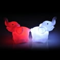 thumbnail image 6 of 2PCS Elephant-Shape LED Night Lights,RGB Color-Changing Bedside Lamp Romantic Decor Light for Bedside Bedroom Party Gift, 6 of 8