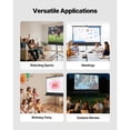 thumbnail image 5 of KFFKFF Portable 60-Inch Projector Screen with Stand, 16:9 HD Display, 160° Viewing Angle, Wrinkle-Resistant Design, Includes Tripod and Carry Bag for Indoor and Outdoor Use, 5 of 9
