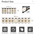 thumbnail image 3 of Yayeee Faucet Mat for Kitchen Sink 14.7" Diatomite Long Splash Guard Pad, White and Black, 3 of 7