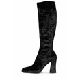 thumbnail image 1 of Jeffrey Campbell Women NAISSANCE BLACK CRUSHED VELVET FAUX SUE, 1 of 4