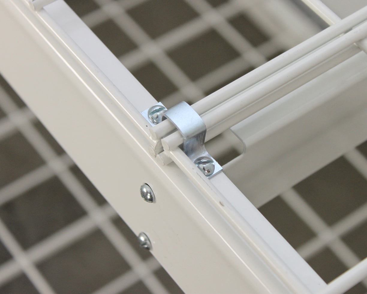 MonsterRAX 24" x 92" x 84" Garage Shelving Rack - White