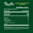 thumbnail image 5 of (2 pack) Pacific Foods Low Sodium Organic Vegetable Broth, 32 oz Carton, 5 of 12