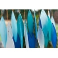 thumbnail image 3 of Cohasset Glass Wind Chime - Leaf Design - Blues, White & Green - Recycled Glass and Driftwood Gifts Tumbled Glass Chimes - Sun Catcher, Garden Mobile, Window/Wall Art, 3 of 4