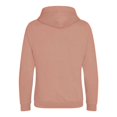 thumbnail image 2 of AWDis - Sudadera con capucha y cuello cruzado para hombre (Rosa Dusty), 2 of 2