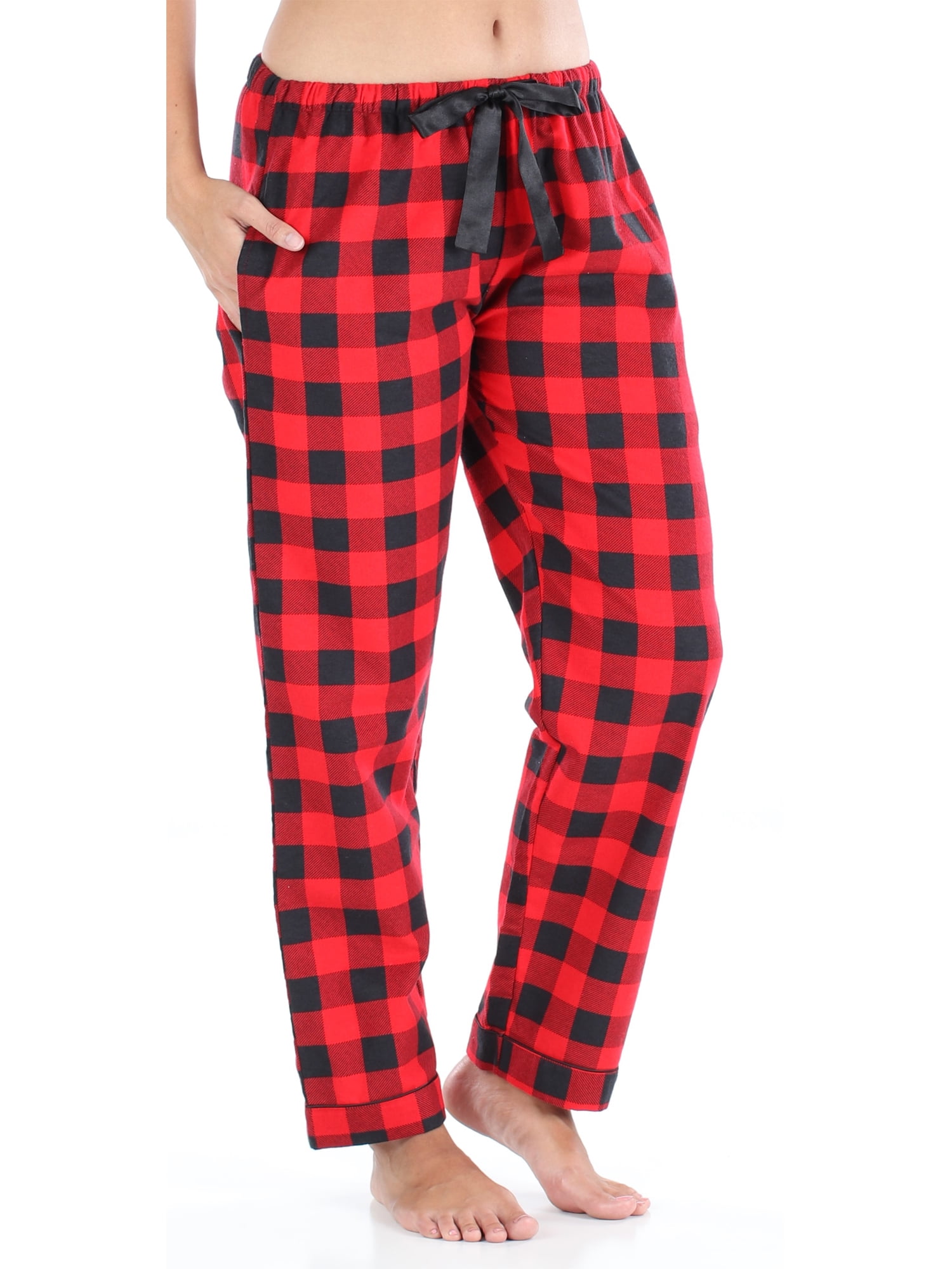 walmart women's flannel pajama pants