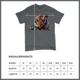 thumbnail image 5 of Tee Hunt Dean Russo Colorful Siberian Tiger T-Shirt Wild Big Cat Men's Tee, Charcoal, XX-Large, 5 of 5