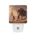 thumbnail image 1 of John Carter Luz nocturna LED con sensor de anochecer a amanecer para dormitorio, baño, pasillo, escaleras - Lámpara LED nocturna de enchufe, 0.5W - 1 pieza, 1 of 6