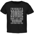 thumbnail image 1 of Halloween Human Zombie Costume Toddler T Shirt, 1 of 1