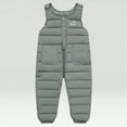 thumbnail image 2 of HCNTES Kids Waterproof Snow Bib Overalls Toddler Adjustable Strap Design Comfortable Winter Ski Wear for Children(A-Light Green,3-4 Years), 2 of 6