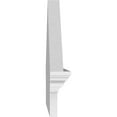 thumbnail image 4 of Ekena Millwork 38"W x 16-3/8"H x 2-3/4"P (Pitch 6/12) Peaked Cap 3 Spoke Architectural Grade PVC Combination Pediment, 4 of 8