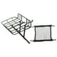 thumbnail image 4 of Portaequipajes delantero para bicicleta, de aleación de aluminio, fácil de instalar, cesta portabicicletas grande Versión corta negra, 4 of 9
