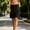 Black, variant on Womens Elastic Waist Wide Leg Capris, Tie Waist Design with Relaxed Silhouette, Lightweight for Vacation Commute Wear Black S