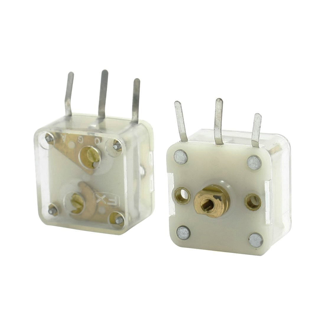 Senmubery 2 Pcs 223F Style Dual 20pF Variable Capacitor for FM Radio