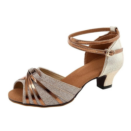 

High Heels for Women Women S Shoes Outdoor Dancing Breathable Heels Fashion High Sandals Leisure Women S High Heels High Heels Pu Gold 39