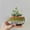 C, variant on Ceramic Succulent Garden Pots, 4 Inch Glazed Cute Ceramic Succulent Garden Pots with Drainage and Attached Saucer, Mini Bonsai Planter Small Flower Pots for Indoor Outdoor Use Plants Not Included