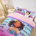 thumbnail image 3 of Castle Fairy Inspirational Girl Twin Duvet Cover,Butterfly Quote Art Twin Bedding,Purple,1 Duvet Cover and 1 Pillowcase, 3 of 6