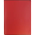 thumbnail image 5 of JAM Paper Plastic 2 Pocket School POP Folders with Metal Prongs Fastener Clasps, Red, Bulk 96/Pack, 5 of 5