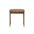 thumbnail image 3 of Hawthorne Collections Transitional Wood Outdoor Adirondack Side Table in Brown, 3 of 7