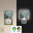 thumbnail image 2 of Yayeee LED Plug in Night Light for The Home with Auto Dusk to Dawn Light Sensors, 2 Pack, Blue Sea Boat, 2 of 6