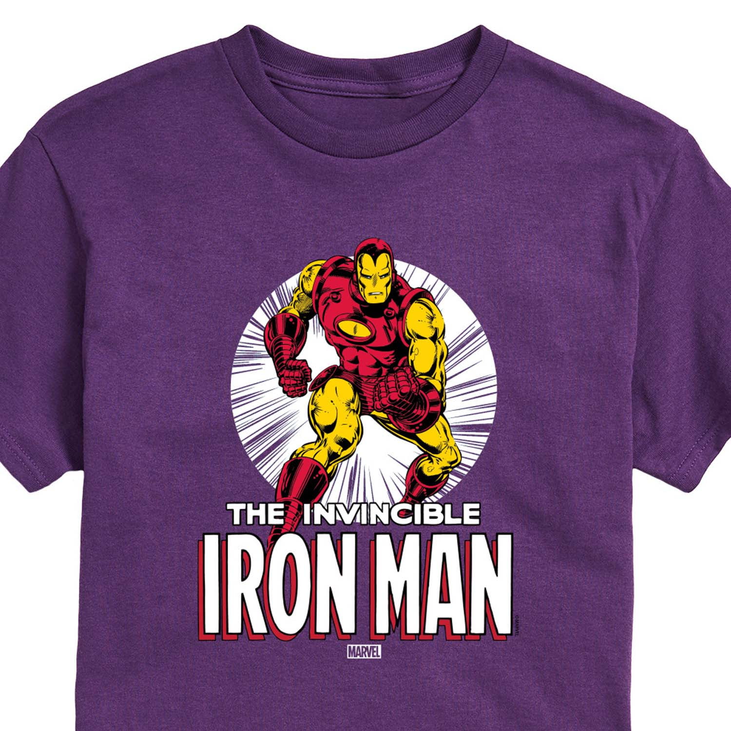 Marvel Iron Man - The Invincible Iron Man - Men's Short Sleeve Graphic T-Shirt