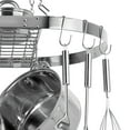 thumbnail image 5 of Range Kleen CW6001 Stainless Steel Oval Hanging 33 Inch Long Pot Rack, 5 of 6