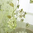 thumbnail image 4 of Cortina Deco de gasa con impresión offset translúcida para salón cocina (verde) JShteea  Libre de BPA, 4 of 6