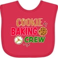 thumbnail image 3 of Inktastic Christmas Cookie Baking Crew Boys or Girls Baby Bib, 3 of 4