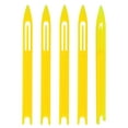 thumbnail image 1 of Unique Bargains Fishermen Plastic Fishing Net Repair Netting Needle Shuttles Yellow 5# 5 Pcs, 1 of 3
