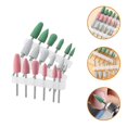 thumbnail image 2 of 18 pcs Silicone Nail Drill Bit Manicure Nail Drill Bit Cuticle Cleaner Drill Bits for Grinding, 2 of 4