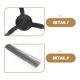 thumbnail image 3 of OULII 6Pqt Accesorios Para Robot Aspiradora Brochas Negras Para Limpieza De Bordes Y Esquinas, 3 of 8