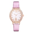 thumbnail image 1 of WREESH Femmes Mode Cadran Carré Vert Cuir Bracelet Dames Montres Ensemble Quartz Poignet, 1 of 1