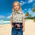 thumbnail image 7 of Stamzod Boys Button Down Shirt Summer Short Sleeve Hawaiian Shirt Casual Loose Vacation Beach Shirt with Pocket White 5 Years, 7 of 7