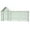 119" Silver, variant on Demi Bonn 196" Large Metal Outdoor Rabbit Hutch Run, Weatherproof Roof Chicken Coop, UV Resistant, Backyard Hen House Poultry Habitat Cage, Silver