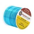 thumbnail image 2 of Mandala Crafts Anodized Aluminum Wire for Sculpting, Armature, Jewelry Making, Gem Metal Wrap, Garden, Colored and Soft, 1 Roll(18 Gauge, Vivid Sky Blue), 2 of 4