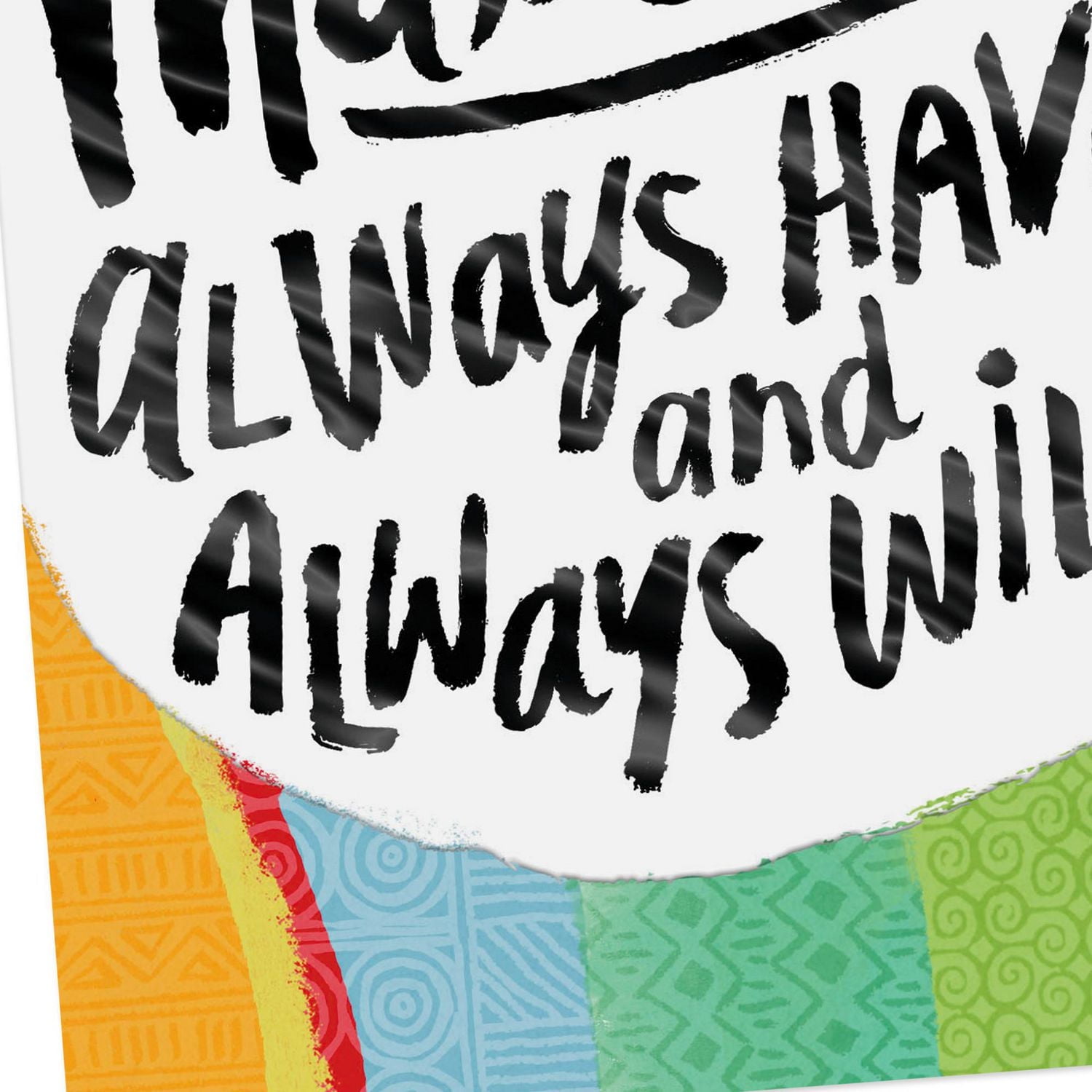 Carte d'amitié Mahogany Hallmark, carte d'encouragement « You matter. »