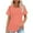 Pink, variant on TKLPEHG Summer Shirts for Women Solid Color Casual Going Out Tops Round Neck Ruched Tunic Tops Short Sleeve T Shirts Loose Lightweight Summer Blouses(Light Blue,L)